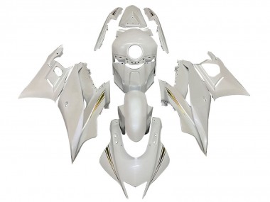 Preisgünstige Yamaha YZF R3/R25 Motorrad Verkleidung 2022-2024 - Weiss Gold