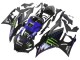 Preisgünstige Yamaha YZF R3/R25 Motorrad Verkleidung 2022-2024 - Blau Grun Schwarz Monster Yamalube ENEOS