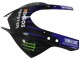 Preisgünstige Yamaha YZF R3/R25 Motorrad Verkleidung 2022-2024 - Blau Grun Schwarz Monster Yamalube ENEOS