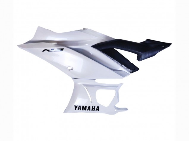 Preisgünstige Yamaha YZF R3/R25 Motorrad Verkleidung 2022-2024 - Weiss