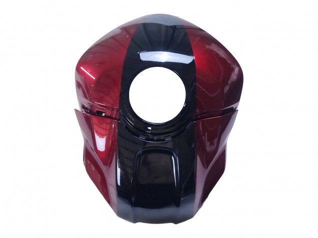 Preisgünstige Yamaha YZF R3/R25 Motorrad Verkleidung 2022-2024 - Rot Weiss Glanzendes Schwarz