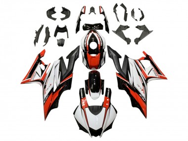 Preisgünstige Yamaha YZF R3/R25 Motorrad Verkleidung Kit 2022-2024 - Weiss Rot Schwarz