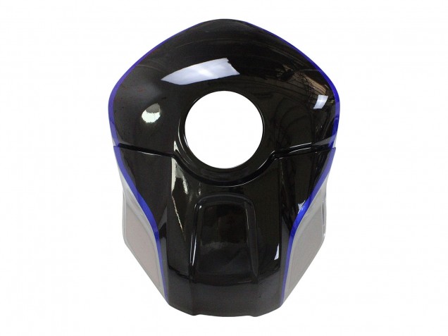 Preisgünstige Yamaha YZF R3/R25 Motorrad Verkleidung 2022-2024 - Silber Blau Glanzendes Schwarz
