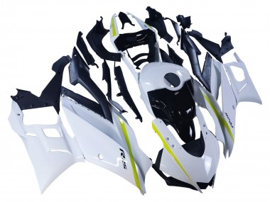 Preisgünstige Yamaha YZF R3/R25 Motorrad Verkleidung 2022-2024 - Weiss Gelb Schwarz