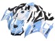 Preisgünstige Yamaha YZF R3/R25 Motorrad Verkleidung 2022-2024 - Weiss Hellblau