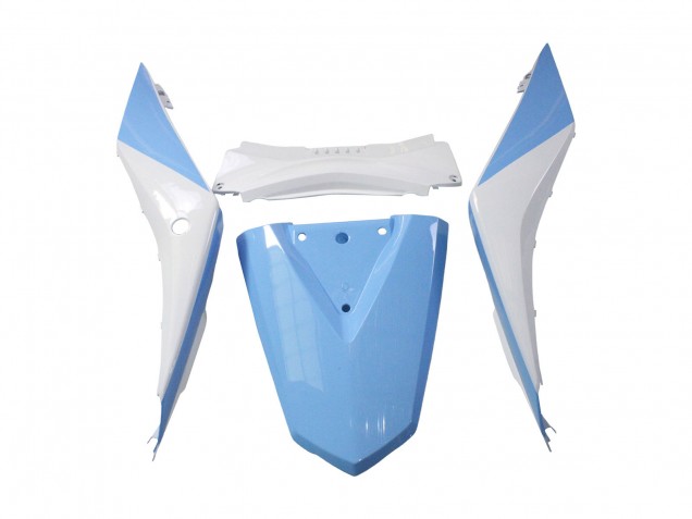 Preisgünstige Yamaha YZF R3/R25 Motorrad Verkleidung 2022-2024 - Weiss Hellblau