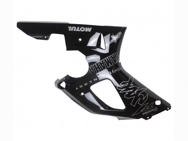 Preisgünstige Yamaha YZF 1000 R1 Motorrad Verkleidung 2000-2001 - Glanzendes Schwarz Weiss Monster Motul