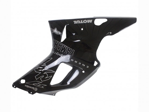 Preisgünstige Yamaha YZF 1000 R1 Motorrad Verkleidung 2000-2001 - Glanzendes Schwarz Weiss Monster Motul