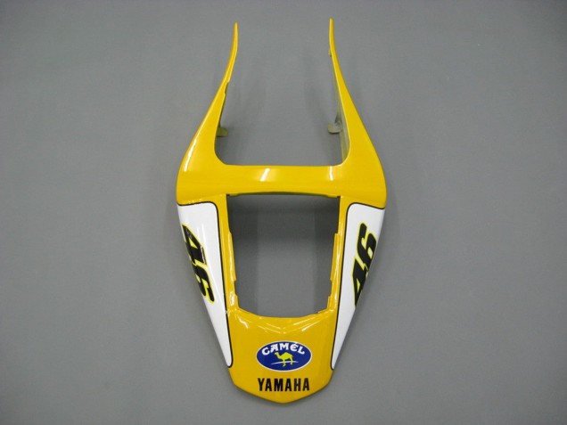 Preisgünstige Yamaha YZF 1000 R1 Motorrad Verkleidung 2000-2001 - Weiss Gelb Blau Motul Kamel