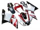 Preisgünstige Yamaha YZF 1000 R1 Motorrad Verkleidung 2000-2001 - Rot Weiss Glanzendes Schwarz