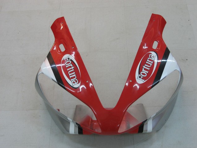 Preisgünstige Yamaha YZF 1000 R1 Motorrad Verkleidung 2000-2001 - Silber Rot Fortuna Motul