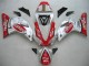 Preisgünstige Yamaha YZF 1000 R1 Motorrad Verkleidung 2000-2001 - Silber Rot Fortuna Motul