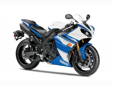 Preisgünstige Yamaha YZF 1000 R1 Motorrad Verkleidung 2007-2008 - Weiss Hellblau