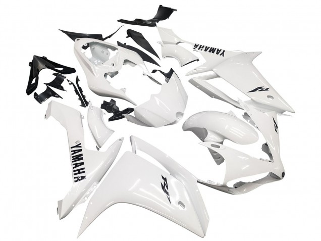 Preisgünstige Yamaha YZF 1000 R1 Motorrad Verkleidung 2007-2008 - Weiss Schwarz