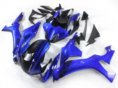 Preisgünstige Yamaha YZF 1000 R1 Motorrad Verkleidung 2020-2025 - Blau Matt Schwarz