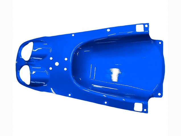 Preisgünstige Yamaha YZF 600 R6 Motorrad Verkleidung 1998-2002 - Weiss Blau Neon Gelb Fiat Motul Michelin
