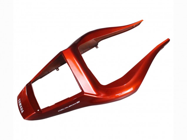 Preisgünstige Yamaha YZF 600 R6 Motorrad Verkleidung 1998-2002 - Orange Matt Schwarz