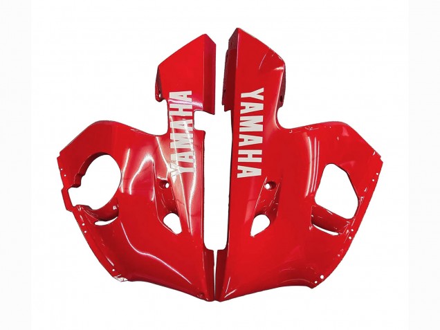 Preisgünstige Yamaha YZF 600 R6 Motorrad Verkleidung 1998-2002 - Rot Weiss Glanzendes Schwarz