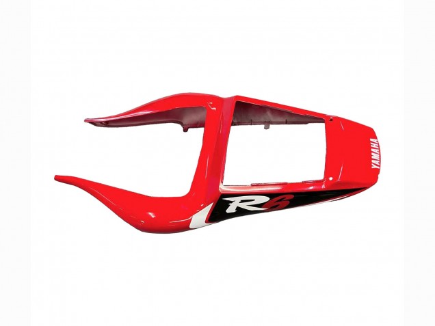 Preisgünstige Yamaha YZF 600 R6 Motorrad Verkleidung 1998-2002 - Rot Weiss Glanzendes Schwarz
