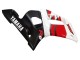 Preisgünstige Yamaha YZF 600 R6 Motorrad Verkleidung 1998-2002 - Weiss Rot Glanzendes Schwarz