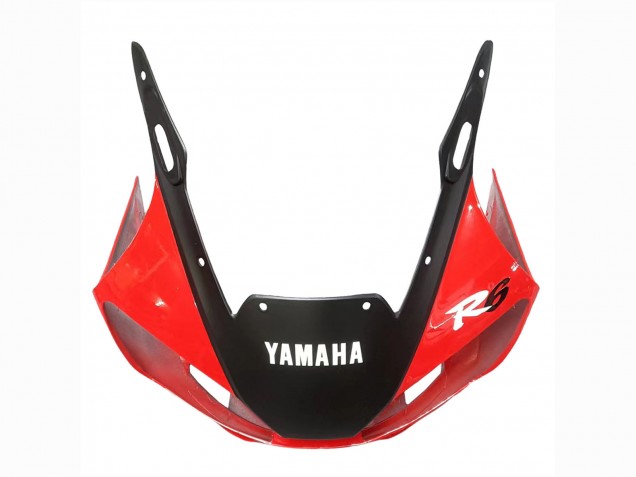Preisgünstige Yamaha YZF 600 R6 Motorrad Verkleidung 1998-2002 - Weiss Rot Glanzendes Schwarz