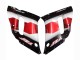 Preisgünstige Yamaha YZF 600 R6 Motorrad Verkleidung 1998-2002 - Rot Weiss Glanzendes Schwarz