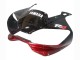 Preisgünstige Yamaha YZF 600 R6 Motorrad Verkleidung 1998-2002 - Rot Weiss Glanzendes Schwarz