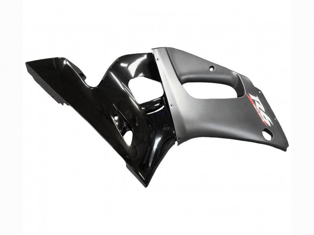 Preisgünstige Yamaha YZF 600 R6 Motorrad Verkleidung 1998-2002 - Silber Glanzendes Schwarz