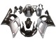 Preisgünstige Yamaha YZF 600 R6 Motorrad Verkleidung 1998-2002 - Silber Glanzendes Schwarz