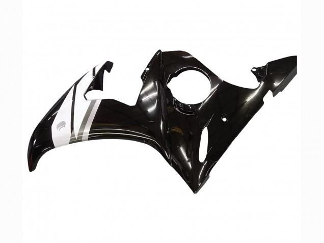 Preisgünstige Yamaha YZF R6 Motorrad Verkleidung 2003-2004 - Rot Weiss Glanzendes Schwarz