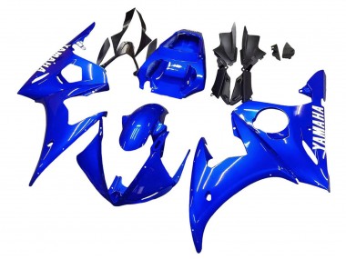 Preisgünstige Yamaha YZF R6 Motorrad Verkleidung 2003-2004 - Blau
