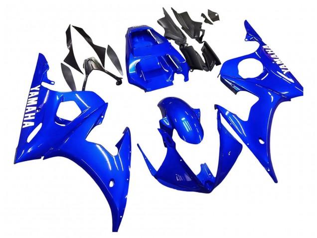 Preisgünstige Yamaha YZF R6 Motorrad Verkleidung 2003-2004 - Blau