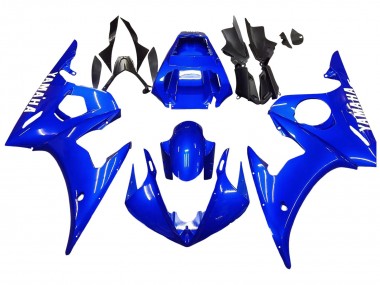 Preisgünstige Yamaha YZF R6 Motorrad Verkleidung 2003-2004 - Blau