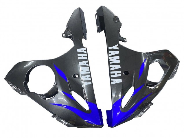 Preisgünstige Yamaha YZF R6 Motorrad Verkleidung 2003-2004 - Blau Glanzendes Schwarz