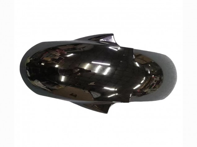 Preisgünstige Yamaha YZF R6 Motorrad Verkleidung 2003-2004 - Glanzendes Schwarz Matt Schwarz Weiss Aufkleber