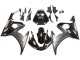 Preisgünstige Yamaha YZF R6 Motorrad Verkleidung 2003-2004 - Glanzendes Schwarz Matt Schwarz Weiss Aufkleber