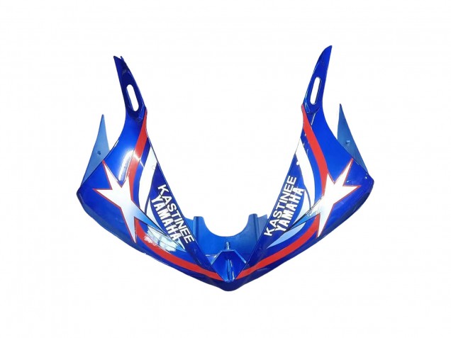 Preisgünstige Yamaha YZF R6 Motorrad Verkleidung 2003-2004 - Weiss Blau Fiat Motul Kastinee
