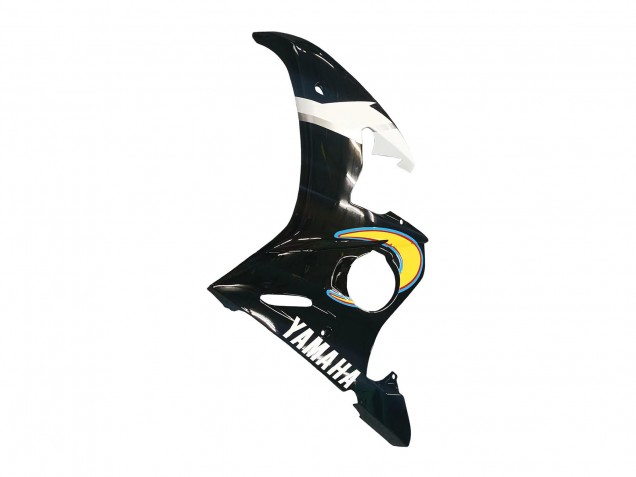 Preisgünstige Yamaha YZF R6 Motorrad Verkleidung 2003-2004 - Gelb Rot Glanzendes Schwarz 46