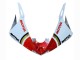 Preisgünstige Yamaha YZF R6 Motorrad Verkleidung 2003-2004 - Weiss Rot Lucky Strike Motul