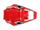Preisgünstige Yamaha YZF R6 Motorrad Verkleidung 2003-2004 - Weiss Rot Glanzendes Schwarz