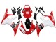 Preisgünstige Yamaha YZF R6 Motorrad Verkleidung 2003-2004 - Weiss Rot Glanzendes Schwarz