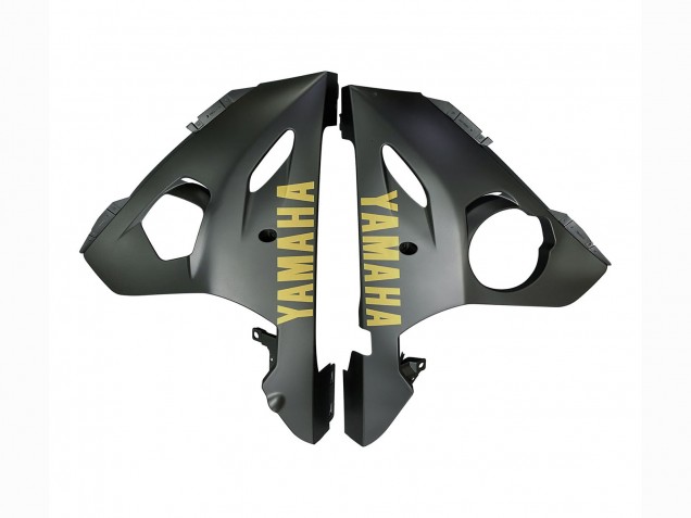 Preisgünstige Yamaha YZF R6 Motorrad Verkleidung 2003-2004 - Matt Grau Matt Schwarz Gold Aufkleber