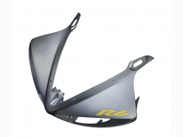 Preisgünstige Yamaha YZF R6 Motorrad Verkleidung 2003-2004 - Matt Grau Matt Schwarz Gold Aufkleber