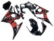 Preisgünstige Yamaha YZF R6 Motorrad Verkleidung 2003-2004 - Glanzendes Schwarz Rot