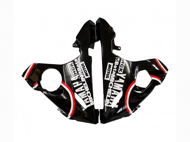 Preisgünstige Yamaha YZF R6 Motorrad Verkleidung 2003-2004 - Glanzendes Schwarz Rot Weiss Lucky Strike Motul
