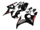 Preisgünstige Yamaha YZF R6 Motorrad Verkleidung 2003-2004 - Glanzendes Schwarz Rot