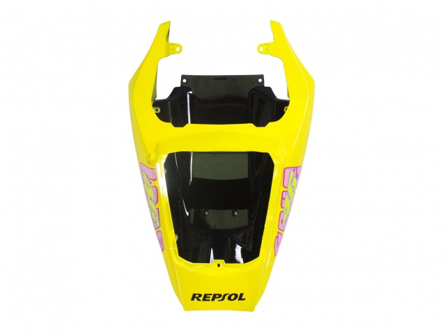 Preisgünstige Yamaha YZF R6 Motorrad Verkleidung 2003-2004 - Gelb Rosa Glanzendes Schwarz Rossi Repsol 46