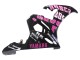 Preisgünstige Yamaha YZF R6S Motorrad Verkleidung 2006-2009 - Gelb Rosa Glanzendes Schwarz Rossi Repsol 46