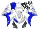 Preisgünstige Yamaha YZF R6 Motorrad Verkleidung 2003-2004 - Weiss Blau GYTR