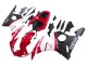 Preisgünstige Yamaha YZF R6S Motorrad Verkleidung 2006-2009 - Rot Weiss Matt Schwarz